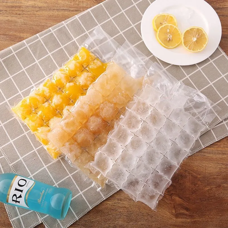 Disposable Ice Bag Food Grade Safety Plastic Ice Cube Packaging Bags