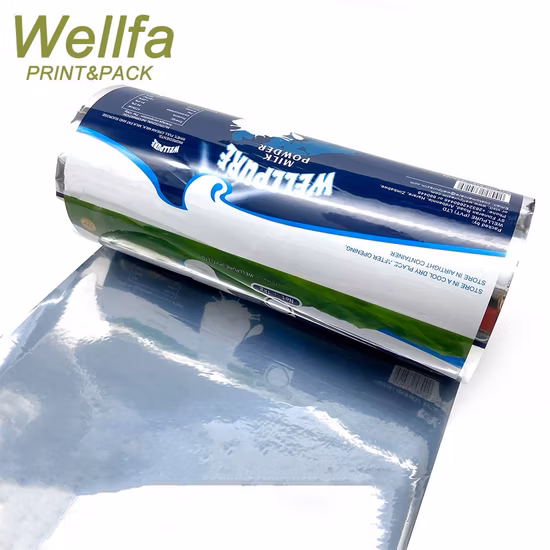 Confezione di latte in polvere di caffè richiudibile con stampa personalizzata da 100 g, 500 g, 1 kg, busta di plastica, busta di imballaggio in mylar, busta di proteine ​​del siero di latte